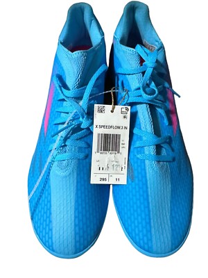 Men Adidas X Speed flow.3 tF Size 11.5 Brand New Adidas Blue Soccer Indoor Cleat adidas Kids X Speedflow.3 FG White/Navy/Sky Blue – Azteca Soccer main image 4