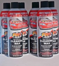 Waterless Wash Carnauba Wax Fastwax Fw1 Spray Can Removes Cleans Tar Dirt B...