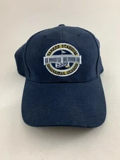 2009 YANKEE STADIUM INAUGURAL SEASON CAP HAT NAVY WITH H&R BLOCK ADVERTISING 