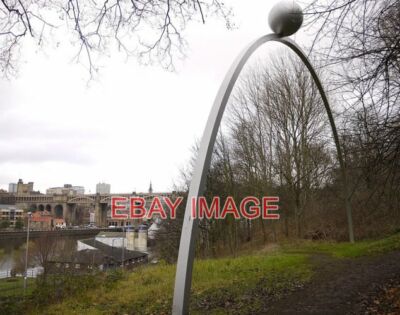 PHOTO  ROLLING MOON GATESHEAD RIVERSIDE PARK ROLLING MOON BY COLIN ROSE WAS INST