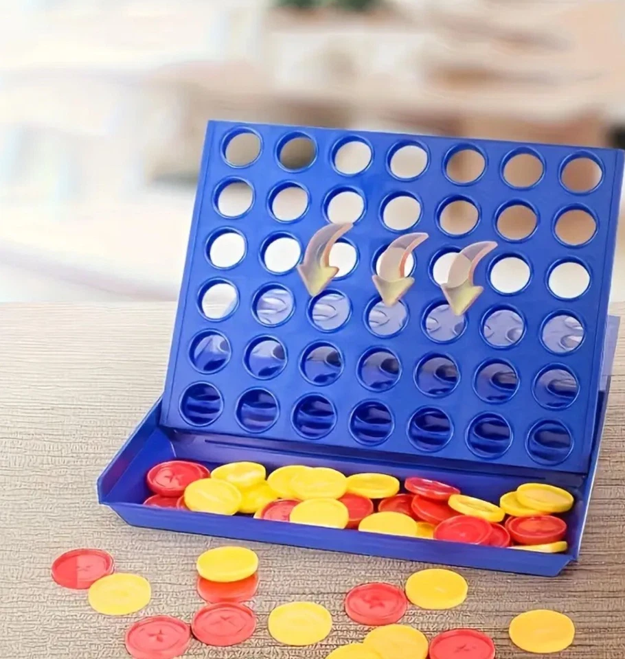 Connect 4 In A Row Four In A Line Board Game Family Fun Match 4 Raw-Small Size - Image 4 of 4