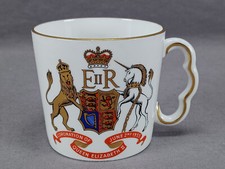 Vintage Crown Staffordshire Coronation of Queen Elizabeth II Bone China Mug