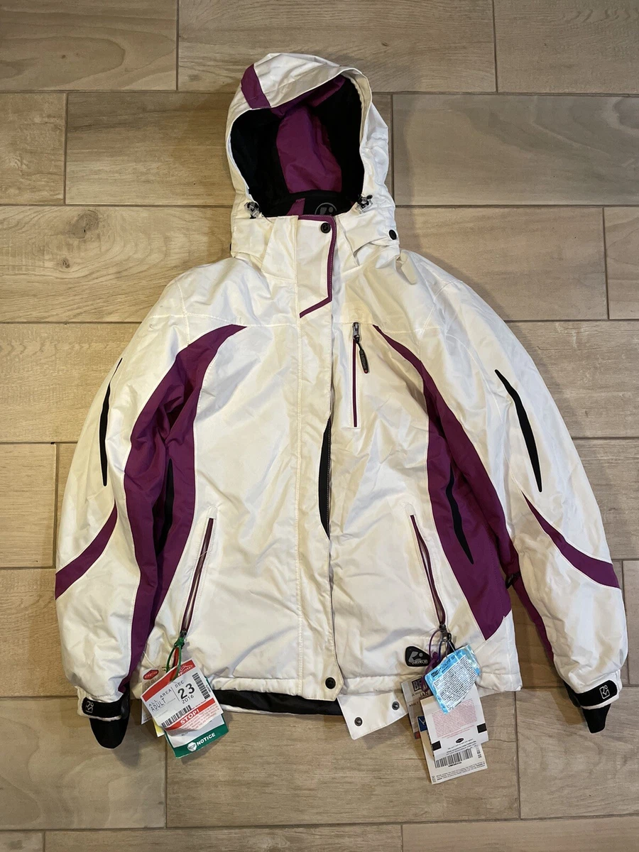 Pink Hooded Jacket 10 Level Sz White Techline Snowboard Women\'s 10 | eBay Killtec Ski