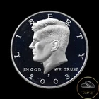 2003 S Kennedy Half Dollar High Grade DCAM Silver Proof From Mint Set+++