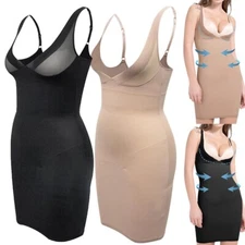 Women Slimming Shapewear Firm Control Full Body Shaper Slips Underdress Bodysuit