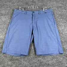 Travis Mathew Shorts Mens 36 Blue Chino Golf Outdoor Casual Lightweight Walking