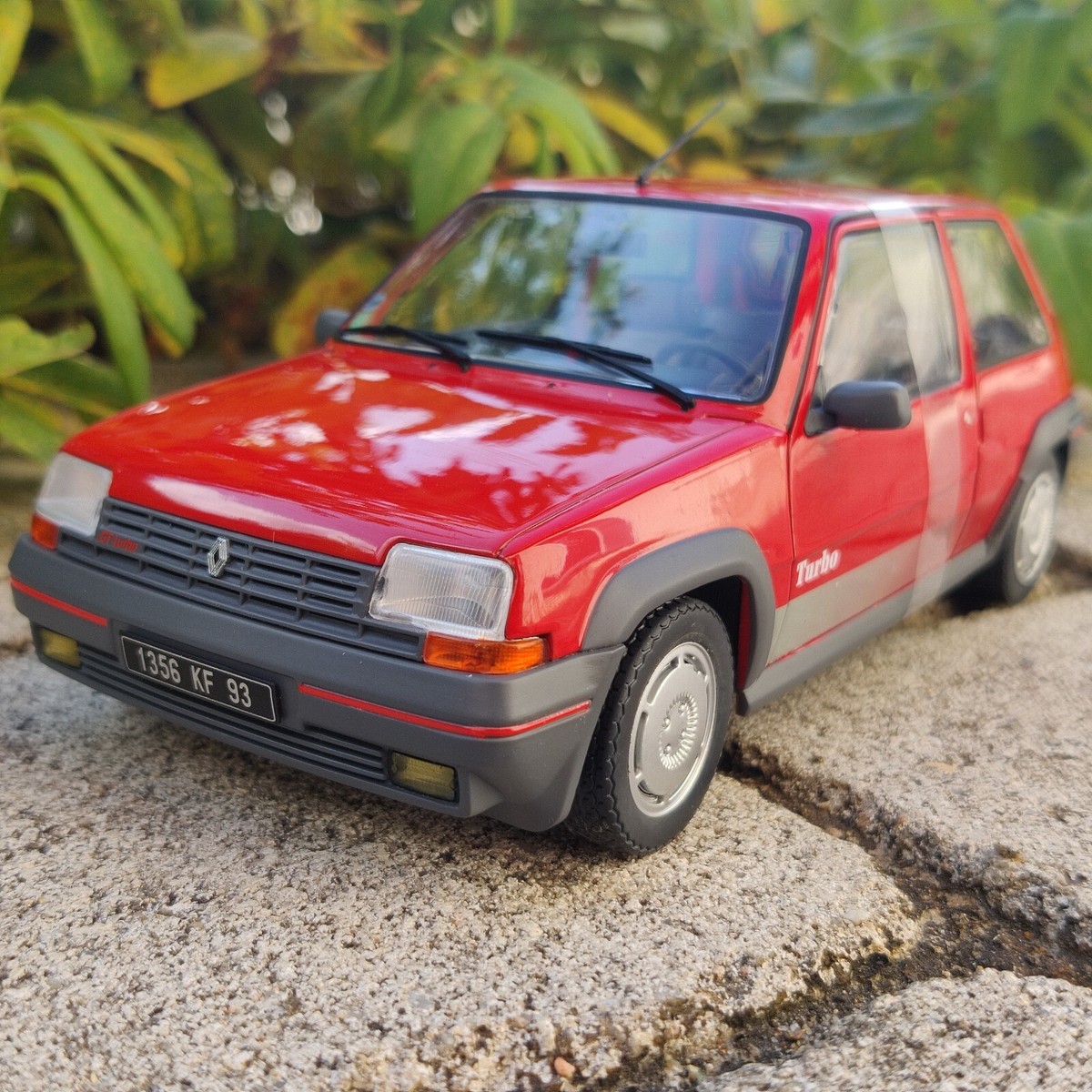 Voiture Miniature Renault 5 Police Pepe - Portugal 18 Cm - Plastique, Moteur Friction