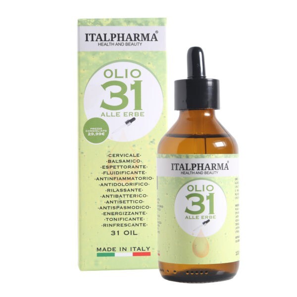 Italpharma Olio 31 alle erbe 100ml  ideale per massaggi