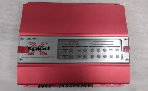 Sony Xplod XM-604EQX 4/3/2 Channnel Car Audio Power Amplifier Japan - Picture 1 of 5