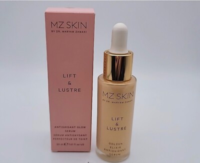 MZ Skin Lift & Lustre Antioxidant Glow Serum Full Size 1.01 oz