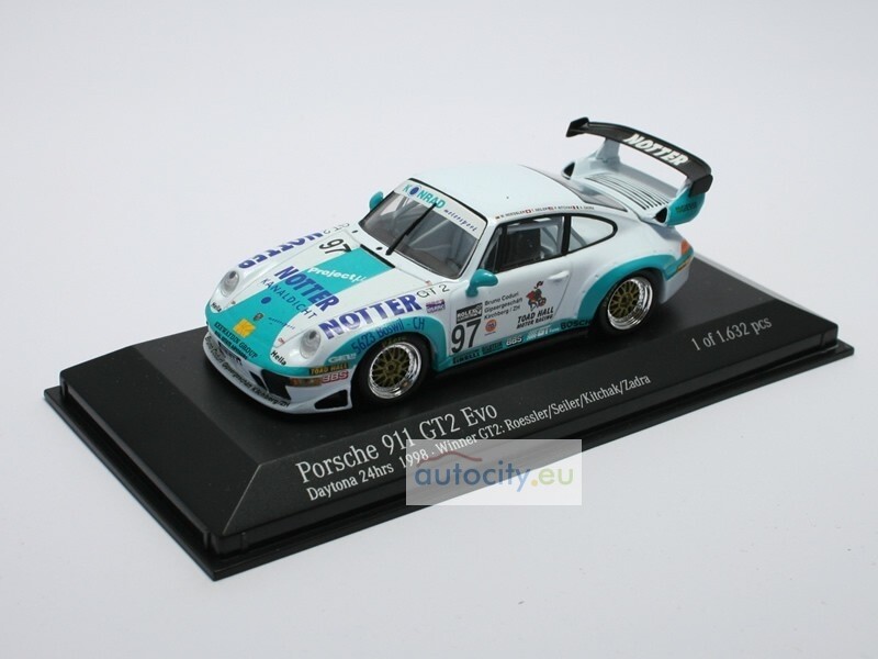 PORSCHE GT2 EVO, Le Mans 24h 1997 トイラジコン Porsche 911 GT2 Le Mans 1997 S5514 1/43 Scale Model Car