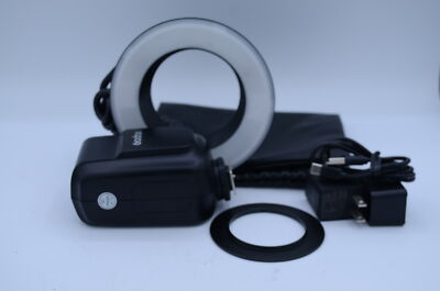 Godox Macro Ring Flash MF-R76 with USB Charger, Battery, Case and Pouch