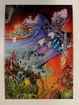 1996 LADY DEATH SERIES III 3 Clearchrome card #10 - The Prison