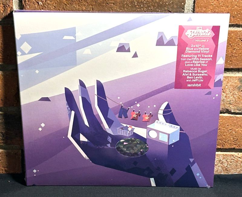 STEVEN UNIVERSE VOLUME 2 - Soundtrack, Ltd 1st Press 2LP 10" COLORED VINYL New!