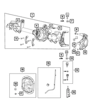 Genuine Mopar Axle Vent Hose 52132049AE
