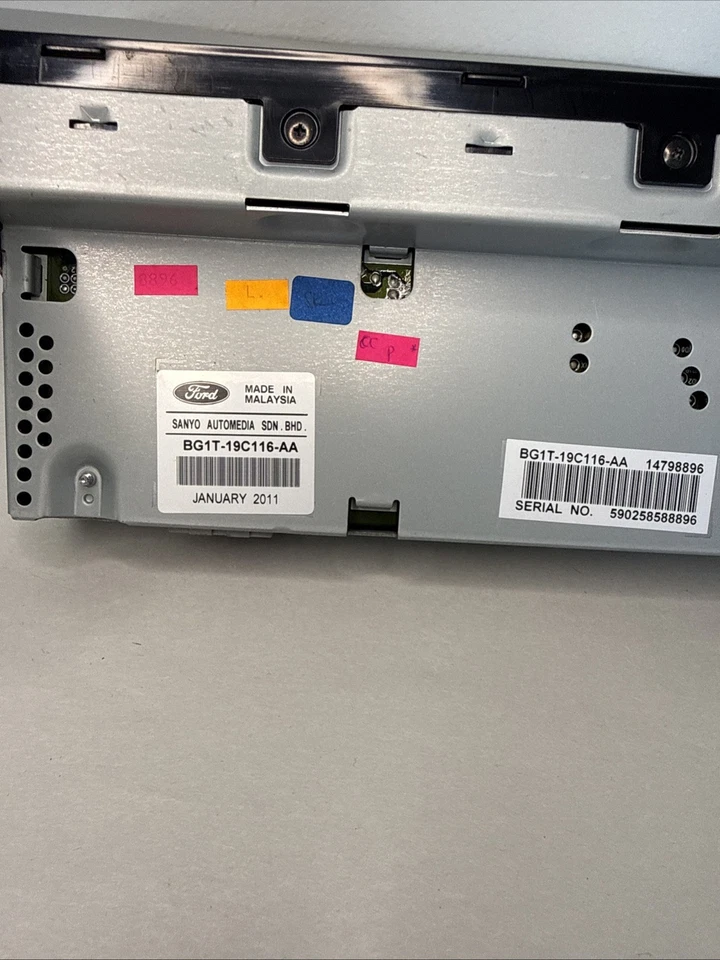 Monitor de pantalla de información de radio Ford Taurus 2011-2016 BG1T-19C116-AA Foto 4 de 4