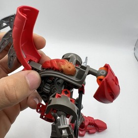 LEGO Bionicle 8592 Rahkshi Turahk Red COMPLETE with kraata worm