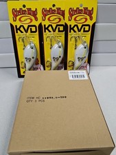 (3) Discontinued Strike King KVD 8.0 Dealer Box...Sexy Shad...NIB!!!
