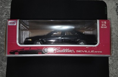 Anson Cadillac Seville STS 1:18 Diecast Metal Black Collectible