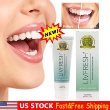 LivFresh Toothpaste Gel Remove Plaque 250% Better, Improves Gum Health US