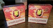Dr. Squatch Stark Cleanse (Iron Man) Marvel 5oz Limited Edition Soap Lot Of 2