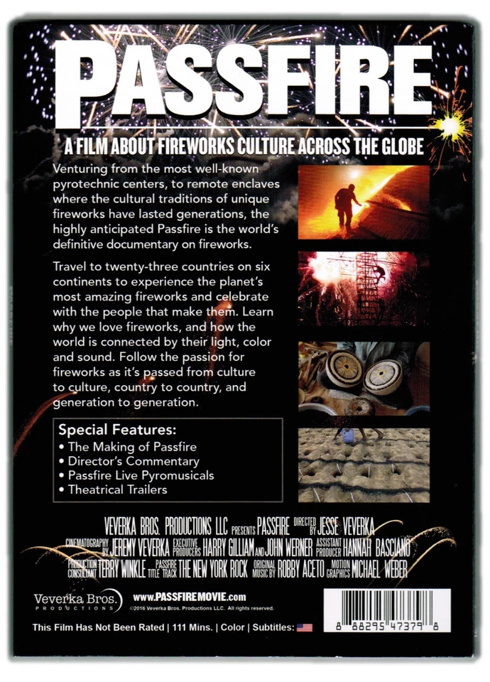 Passfire Special Edition Directors Cut Fireworks Documentary Original DVD SEALED - Image 2 of 3