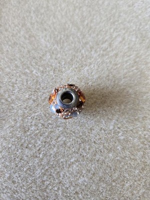 Swarovski BeCharmed Pave Medley #81304 14mm Brown/Amber, Sold Individual