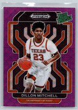 2022 Panini Prizm Draft Picks Dillon Mitchell Rated Prospect Purple Wave #RP-DMI