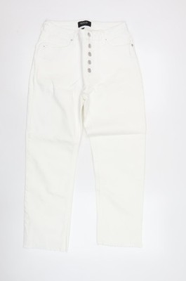 Poco by Pippa Damen weiß gerades Bein kurze Jeans Größe 10S