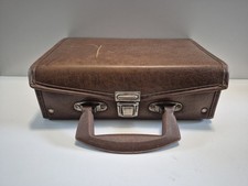 Cassette Tape 12 Tape Holder Storage Carry Case Suitcase Vinyl Vintage 1980