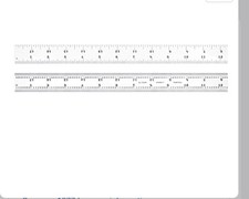 Starter Satin Crime Rule Cat # C604R-18 4r Graduation-8ths/ 16ths/ 32nds / 64