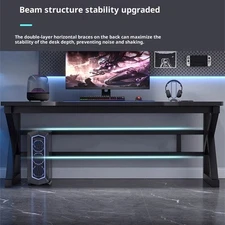 Computer Desk Desktop Gaming Chair And Table Set, Office Home Desk For Study