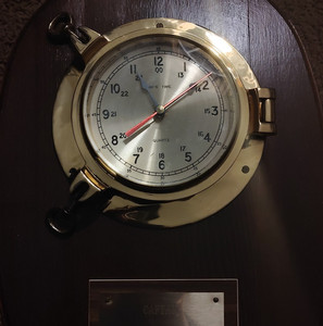 Ship's Port Hole Clock and Bluejackets Manual *Capt Louis Carter* US 1947-1982