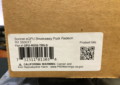 Buy Sonnet eGPU Breakaway Puck RX 5500 XT System online | eBay