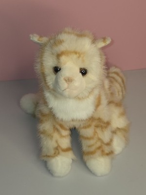 Douglas Cuddle Adele the ORANGE CAT 10  Beanbag Plush Stuffed Animal Toy #4398