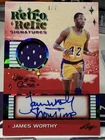 2025 Leaf Glory of The Game James Worthy Auto Retro Relic Signatures #1/7