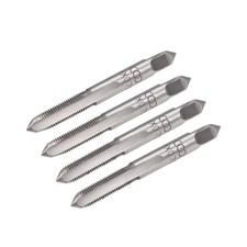H2 Alloy Steel Hand Tap M6 Thread 0.75 Pitch 3 Straight Flutes Metric 2 PAIRS