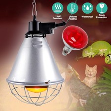 E27 Lampa na czerwone światło Lampa grzewcza 250W Promiennik ciepła Lampa na koty Kurczaki Lampa na podczerwień