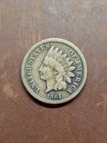 1861 Indian Head Cent 1c VG