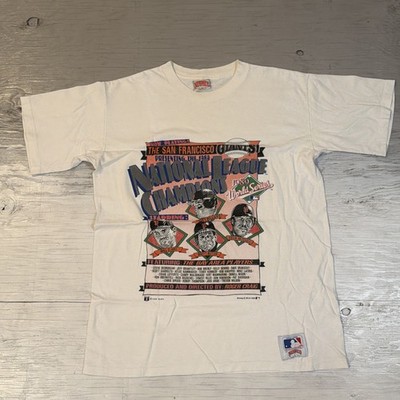 VTG 1989 Nutmeg San Francisco Giants MLB National League Champions Shirt Sz L