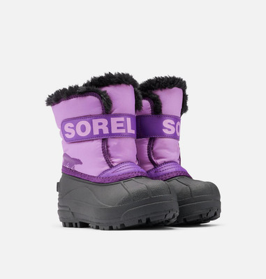 Sorel Snow Commander Kinder Stiefel Lila UK 7 Wasserdicht Isoliert Winter Neu mit Karton