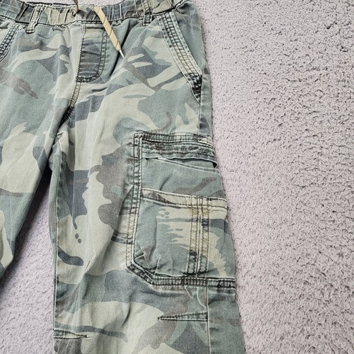 Wrangler Joggers Youth 12 Regular Camo 26x24” Camouflage Drawstring Cargo Baggy - Picture 4 of 11