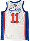 JALEN BRUNSON SIGNED NEW YORK KNICKS NBA FINALS JERSEY AUTOGRAPHED JSA COA