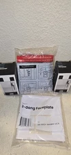 New Deako Dimmers 3 Way/4 Way Switches  (Pack Of 2) With 2 Gang Backplate.