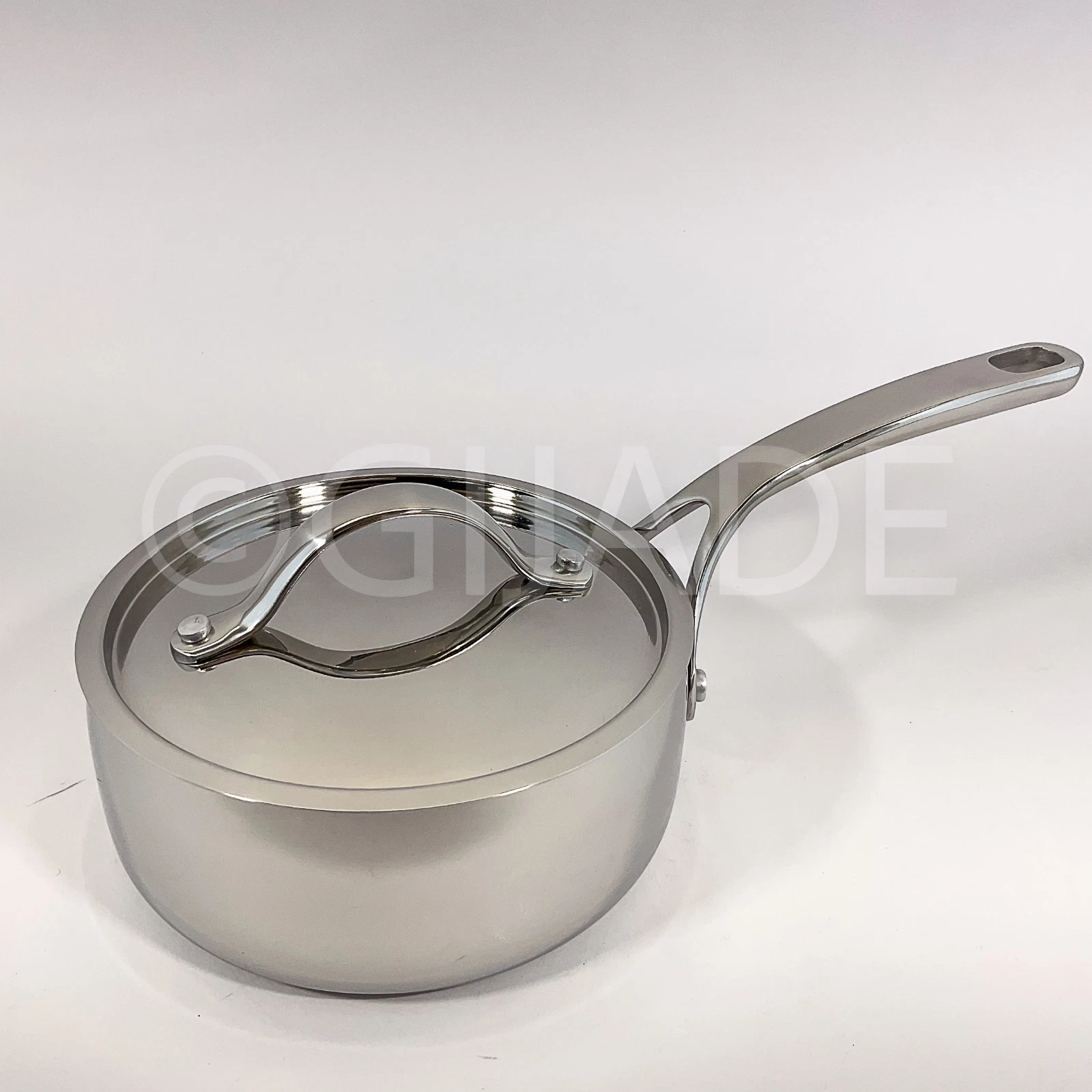 Bloomhouse Triply Stainless Steel 1.5-Qt Aluminum Enamel Saucepan Non-Stick New