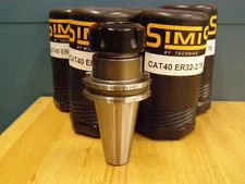 SIMIS CAT 40 ER 32 COLLET CHUCK TECHNIKS ER32 TOOL HOLDER CV40 CAT40