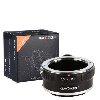 K&F Adapter, Contax Yashica Objektive auf Sony E NEX C/Y-NEX mit Halterung