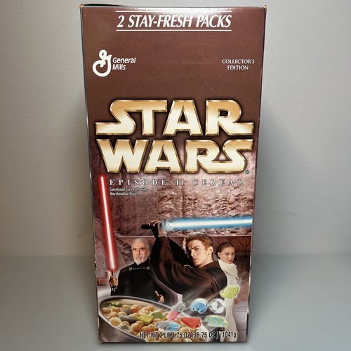Caja de Cereales Star Wars Episodio II Edición Coleccionista - Sin Cereales - Solo Caja - Imagen 3 de 12