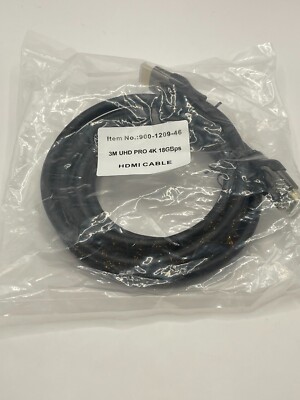 New (Bundle of 3) CE Labs 3M (10ft) UHD PRO 4K 900-1209-46 18GBps HDMI Cable