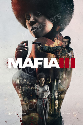 Mafia III PS4 XBOX ONE PC Premium POSTER MADE IN USA - NVG058